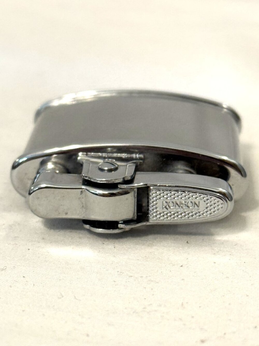 Ronson Standard Chromium Butler S21 Lighter New in Box Paperwork Brush Vintage - Picture 6 of 11